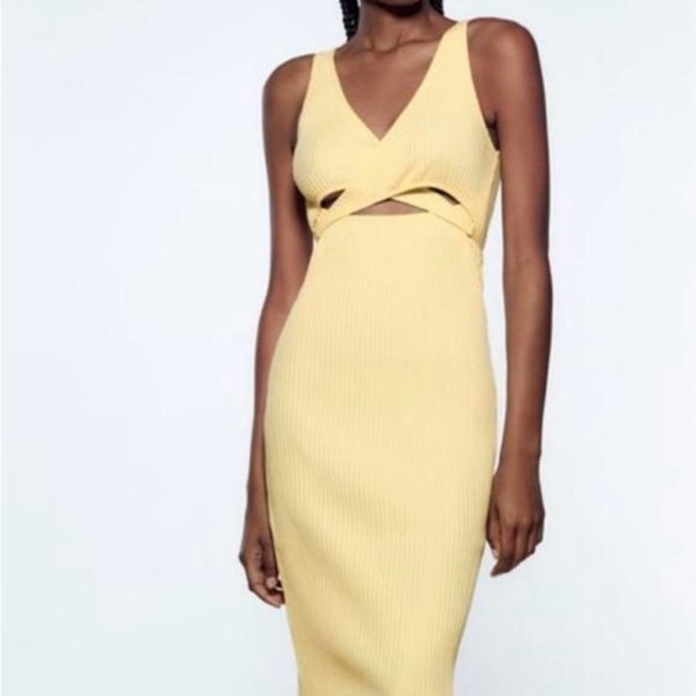Zara Cutout Midi Dress